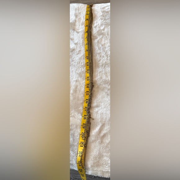 🟡 4/$20 - Long Gold Color Chain Necklace with knot detail - Picture 6 of 9